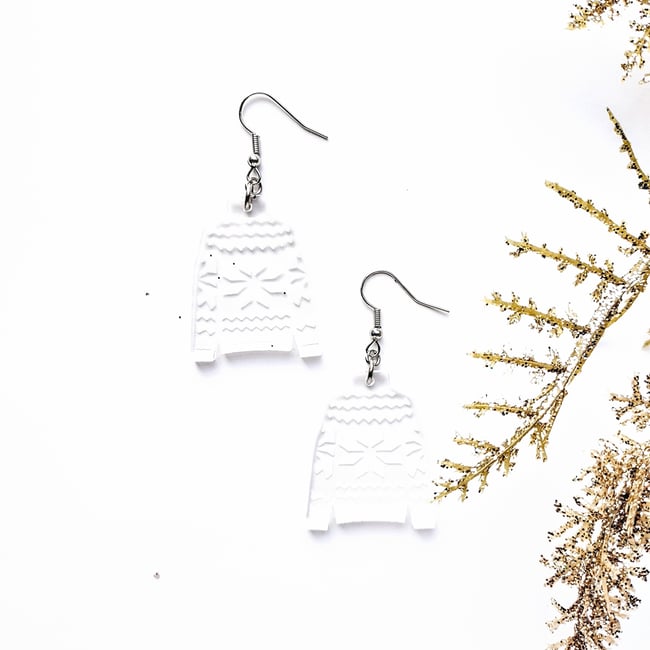Sweater Weather Acrylic Earrings