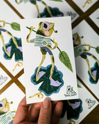 Image 1 of Frog Vinyl Sticker