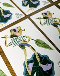 Image 2 of Frog Vinyl Sticker