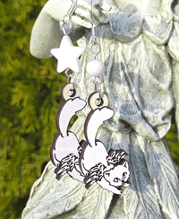 Image 1 of Cupid Kitty Earrings