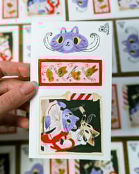 Image 2 of Whisker Hair Saloon Set of 3 Vinyl Stickers