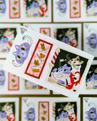 Image 1 of Whisker Hair Saloon Set of 3 Vinyl Stickers