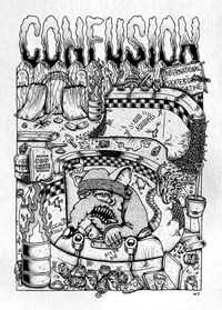 Confusion Magazine - Back Patch - BACKYARD DIY