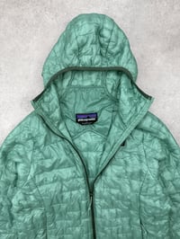 Image 3 of Patagonia Micro Puff Jacket Green Medium Womens 