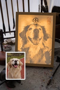 Image 4 of Customized Light pet Painting