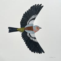 Image 2 of Chaffinch - Original Papercut Artwork