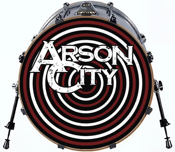 Image of "The Horror Show" Autographed Kick Drum Head