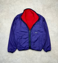 Image 1 of Patagonia Six Chuter Reversible Jacket Red/Purple Vintage 1991 Medium