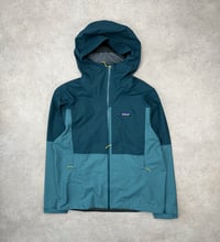 Image 1 of Patagonia Boulder Fork Waterproof Jacket Wetland Blue Large Mens 