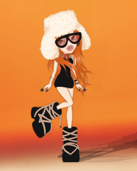 Image 6 of  aespa 'dirty work' bratz-inspired member postcards