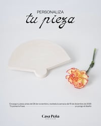 Abanico liso personalizado