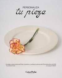 Plato ala personalizado