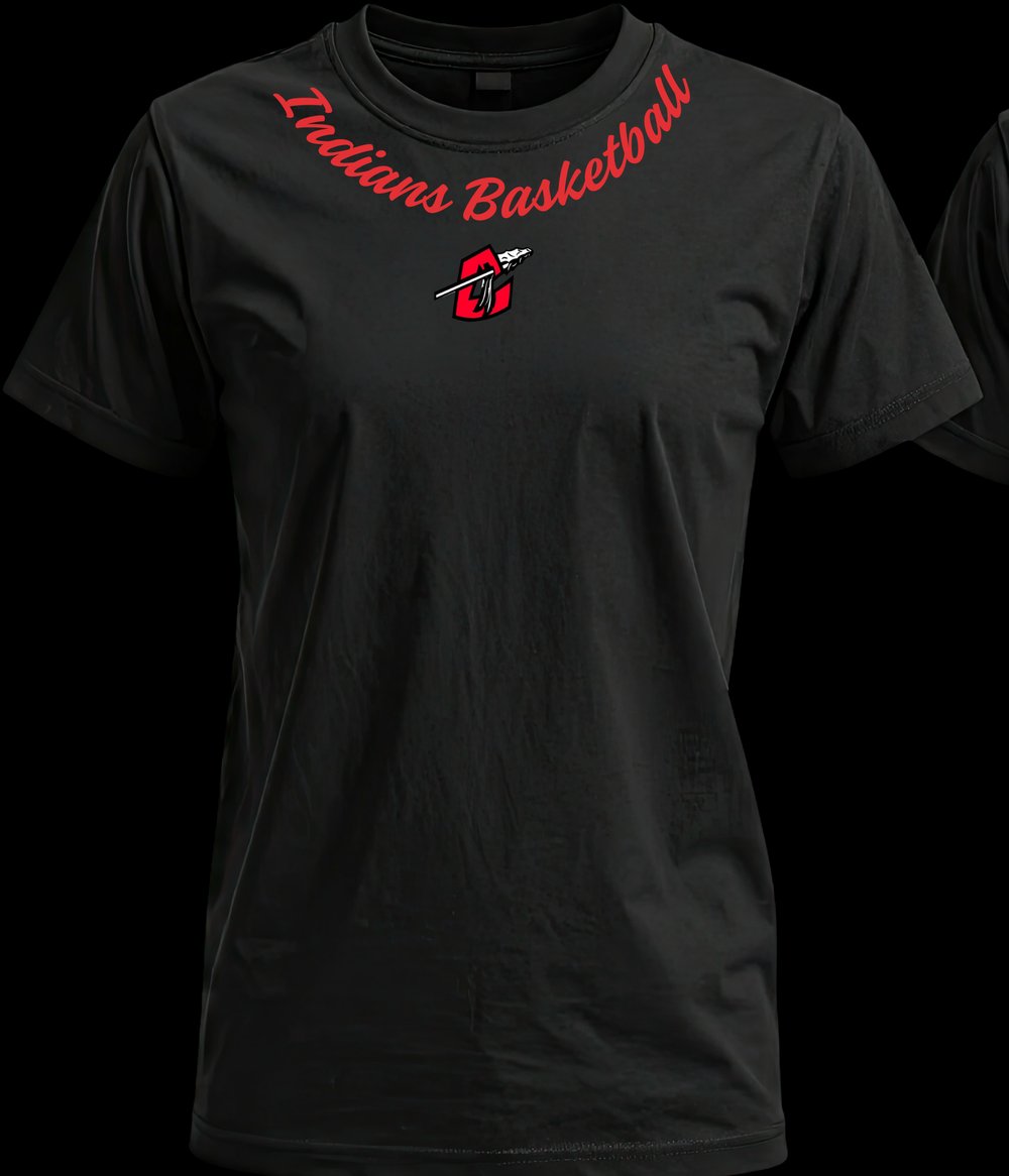 Image of Indians Basketball Collar Tee