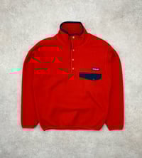 Image 1 of Patagonia Synchilla Snap-T Fleece Pullover Vintage Red Small Womens 
