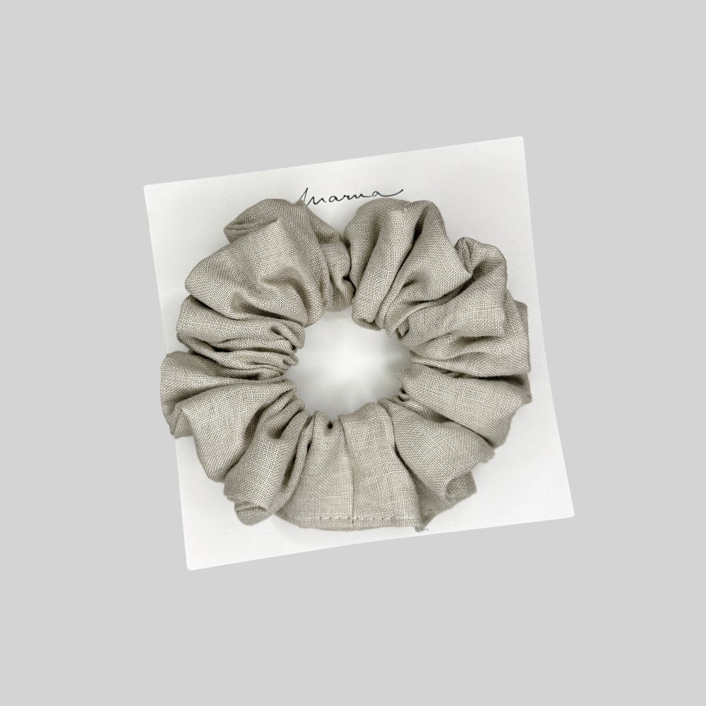 Image of n a n o v o  scrunchie 001 / 100% ľan / VIAC FARIEB