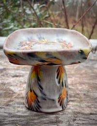 Image 2 of Small Elevated Dish in Orange