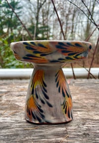 Image 4 of Small Elevated Dish in Orange