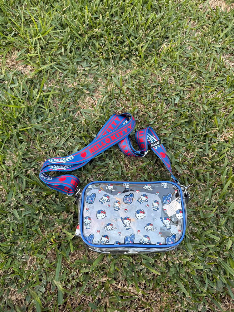 Image of Dodgers Hello Kitty Clear Bag 
