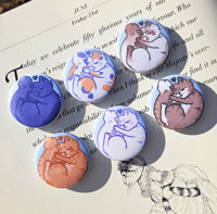 Image 1 of Sleepy Kitty Magnets