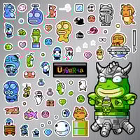 Image 2 of Ufouria: The Saga Sticker/Magnet Sets (66 Pieces)