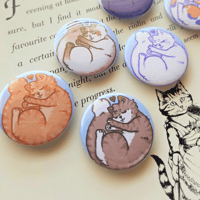 Image 2 of Sleepy Kitty Magnets