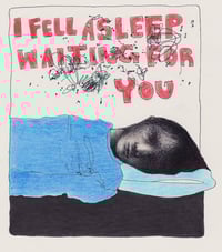 fine art print (5x7 or 8x10 inches) asleep 