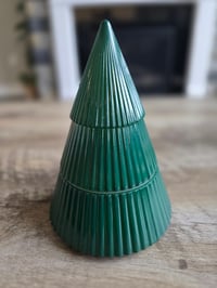 Image 1 of NEW *LIMITED EDITION* Ceramic Green Tree Candle