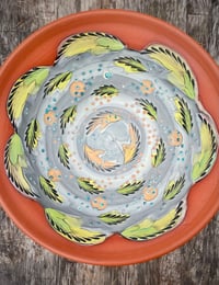 Image 1 of Oversize Bowl with Bubbles