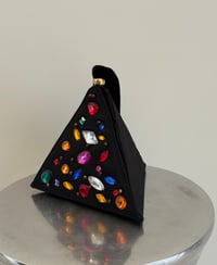 1980s vintage embroidery purse