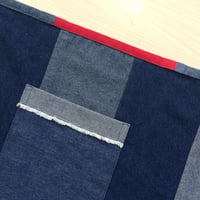 Image 8 of Was £126 now £94.50, Denim Patchwork Apron amde from Upcycled Fabrics, One Of A Kind