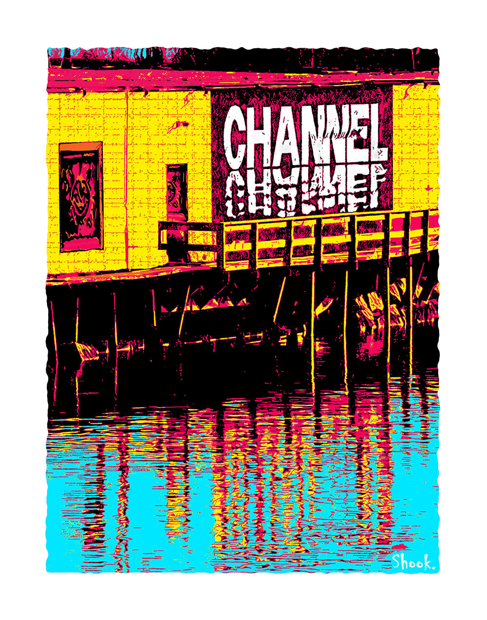 The Channel Boston Art Print (Multi-size options)