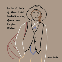 Image 2 of DIANE KEATON stampa 20x20