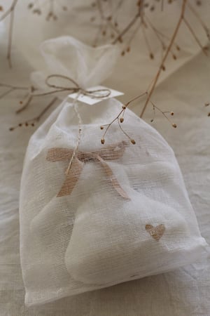 Image of Mini ours décoratif en lin