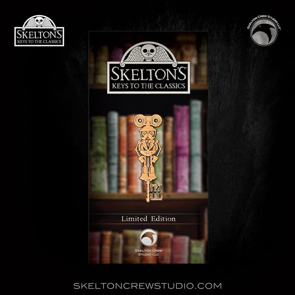 Image of Skelton's Keys to the Classics: Key to Tik-Tok from Ozma of Oz Pin!