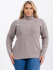 Gray Long Sleeve Turtleneck 
