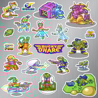Image 2 of Bucky O'Hare Arcade Sticker/Magnet Sets (20 Pieces)