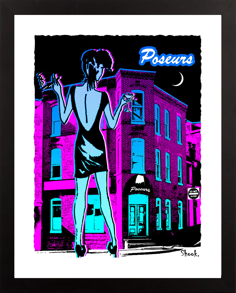 Poseurs Georgetown Art Print (Multi-size options)