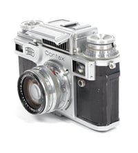 Image 3 of Contax IIIa rangefinder 35mm camera with Sonnar 50mm F2 #1585 **TESTED**