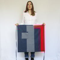 Image 3 of Was £118 now £88.50, Denim Patchwork Apron, Using Upcycled Cloth. Unisex
