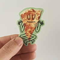 Image 1 of Pizza zen sticker
