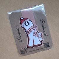 Image 4 of Magnetic Bookmark Gingerbread Swoopy Ghost