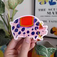 Image 1 of Party Piggy Sticker