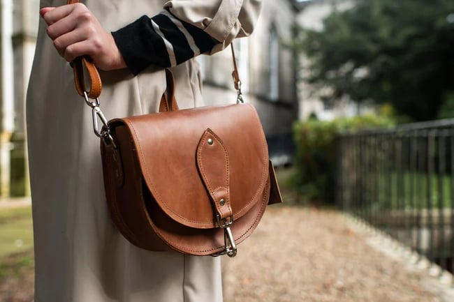 Ready To Ship: Tan Saddle Bag 