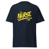 Image 3 of Unisex classic tee, Graffiti Style Nurse Tee