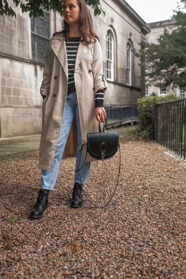 Ready To Ship: Bottle Green Saddle Bag 