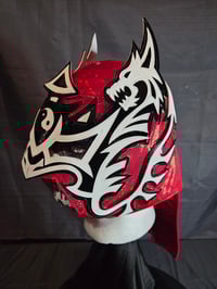Image 1 of Dragon Lee Red Semi Pro Mask