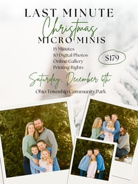 LAST MINUTE Christmas Micro Minis