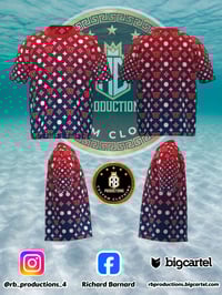 Image 2 of W Red/Blue Fashion Shirt 