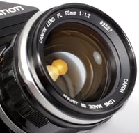 Image 9 of Canon F-1 35mm SLR Film Camera with FL 55mm F1.2 lens #1648 TESTED *US SELLER*