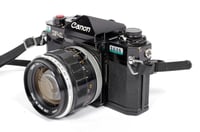 Image 3 of Canon F-1 35mm SLR Film Camera with FL 55mm F1.2 lens #1648 TESTED *US SELLER*